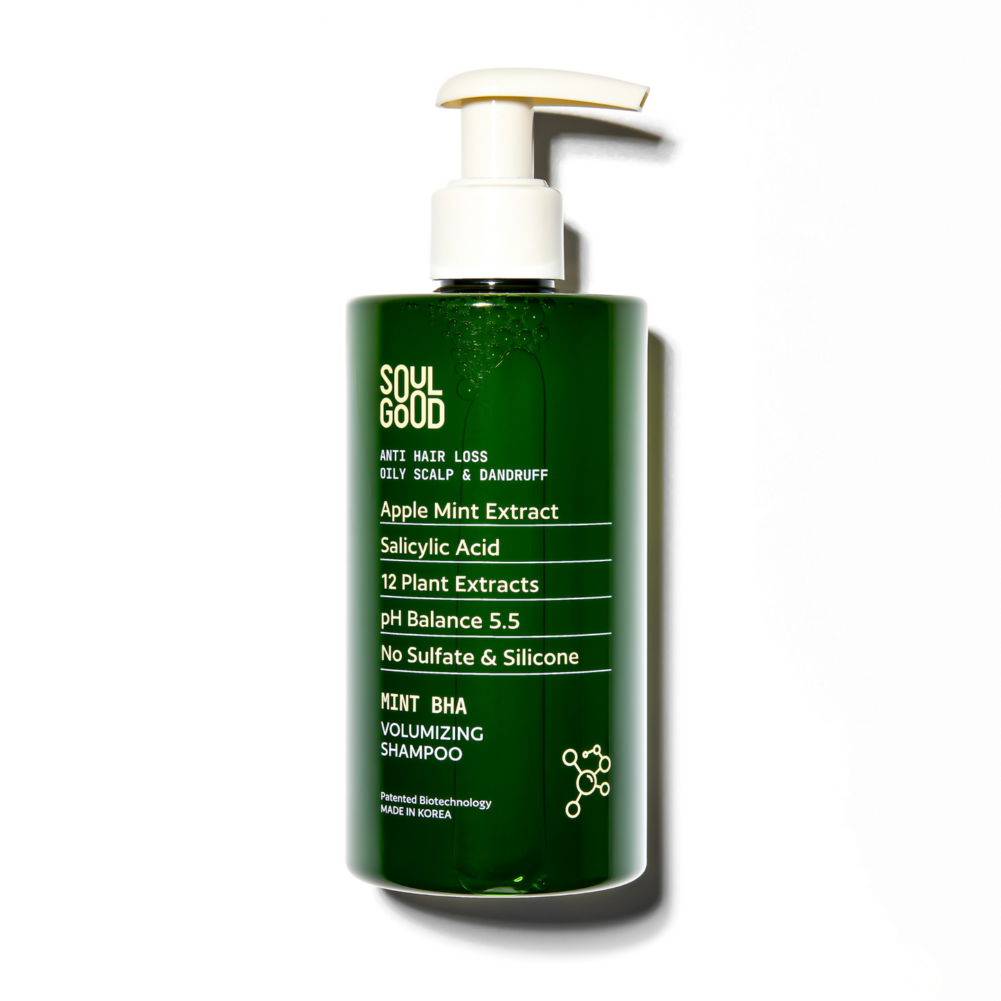 Mint BHA Anti Hair Loss Oily Dandruff Scalp Shampoo 300ml