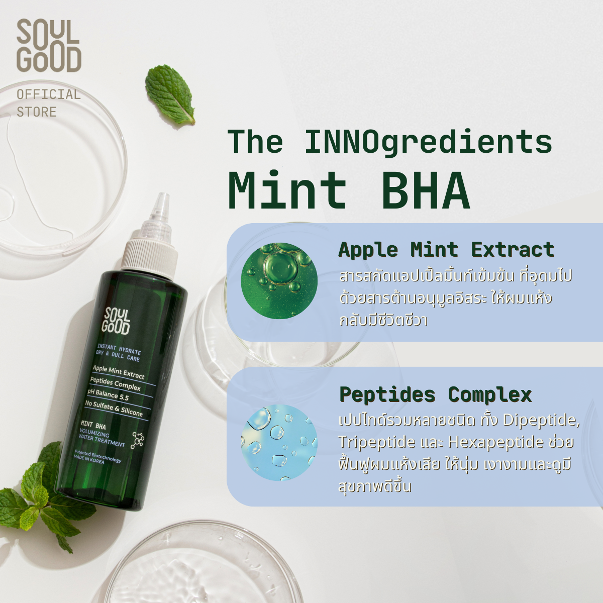 MintBHA Volumizing Water Treatment 150ml